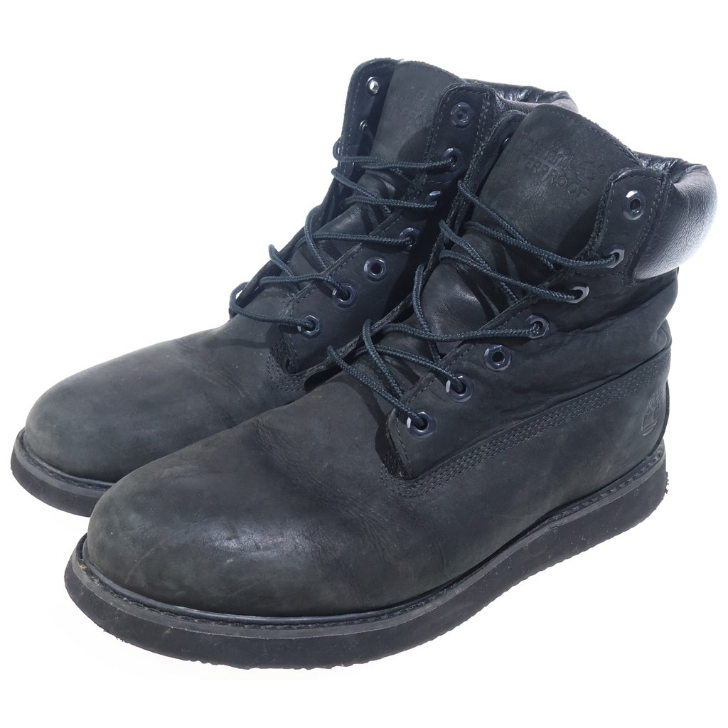 Timberland(ティンバーランド) クラシック 6インチ ウォータープルーフ スエードレザー ショートブーツ シューズ ブラック