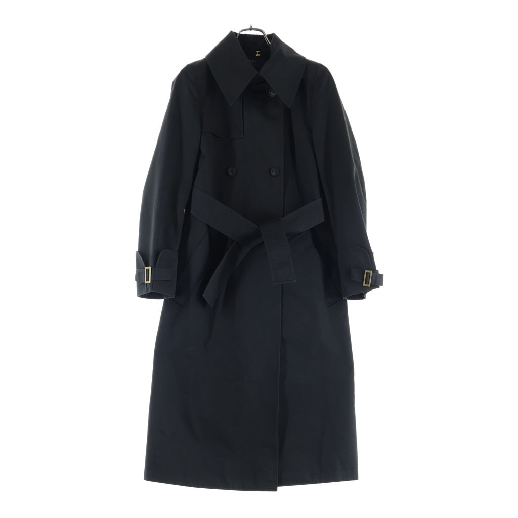 GUCCI(グッチ) ベルテッド ロングトレンチコート ブラック #38 118107 ZF073 レディース