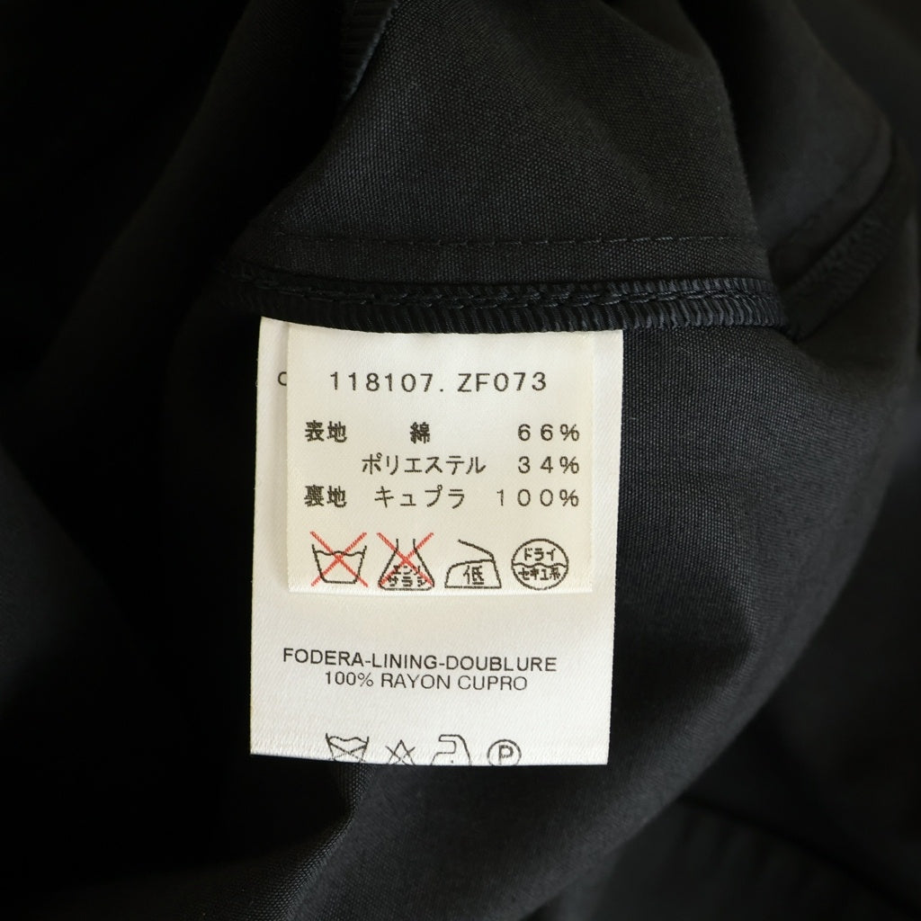 GUCCI(グッチ) ベルテッド ロングトレンチコート ブラック #38 118107 ZF073 レディース