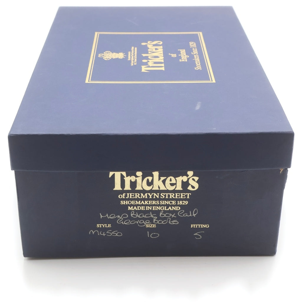Tricker's(トリッカーズ) ジョージ ショートレザーブーツ ブラック #10 M4550