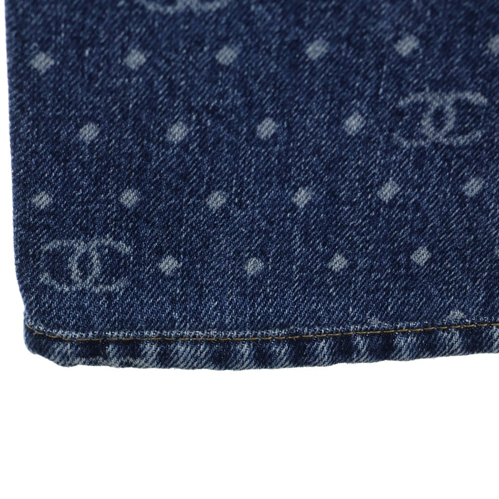 CHANEL(シャネル) ココマーク デニムバギーパンツ インディゴブルー #34 P7450V66048 レディース