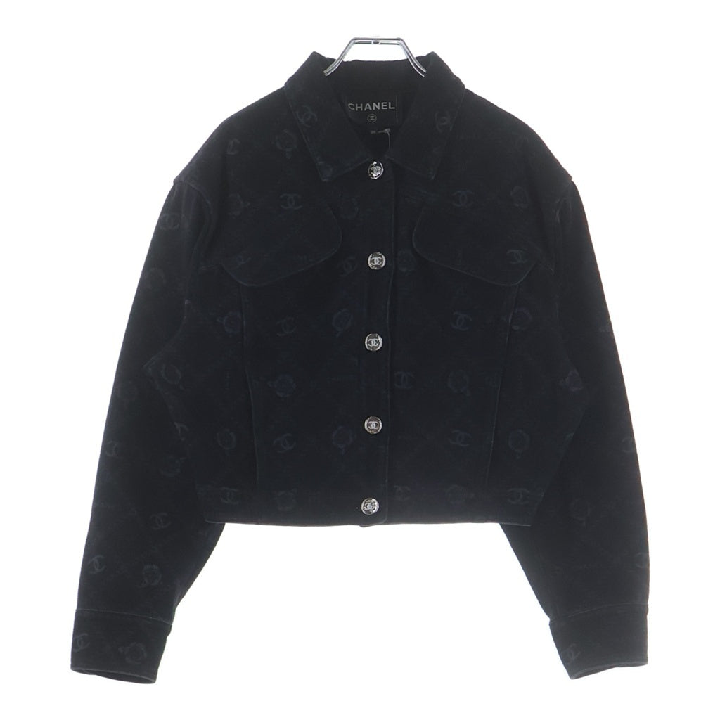 CHANEL(シャネル) ココマーク デニムジャケット ブラック #34 P75284V66954 レディース