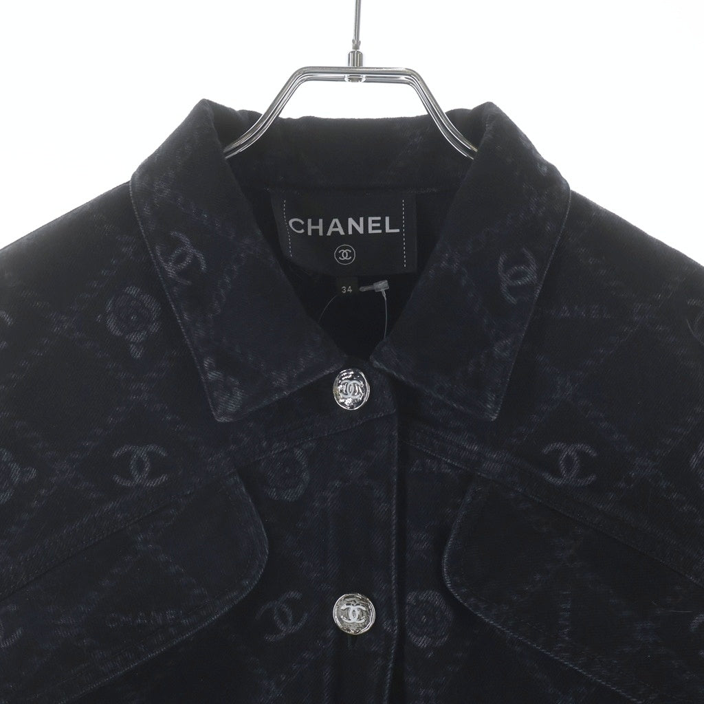 CHANEL(シャネル) ココマーク デニムジャケット ブラック #34