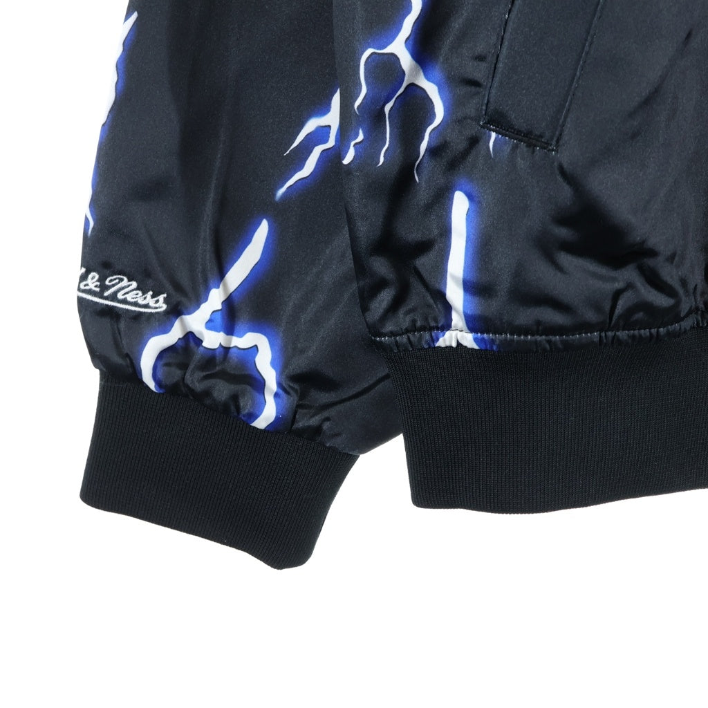 Mitchell&Ness(ミッチェル アンド ネス) LIGHTNING SATIN JACKET CHICAGO BULLS シカゴブルズ ライトニング柄サテンジャケット