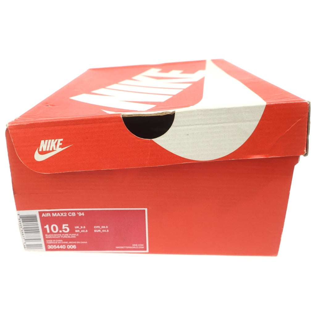 NIKE(ナイキ) NIKE Air Max2 CB '94 スニーカー ブラック×パープル #28.5