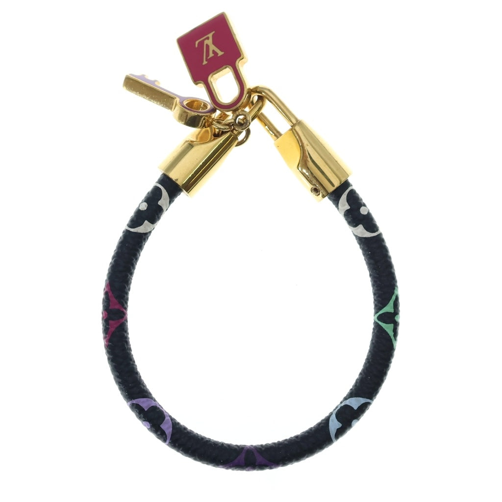 LOUIS VUITTON(ルイヴィトン) モノグラム マルチカラー ブラスレ・ラックイット ブレスレット バングル M6603F ブラック/ゴールド/マルチカラー レディース