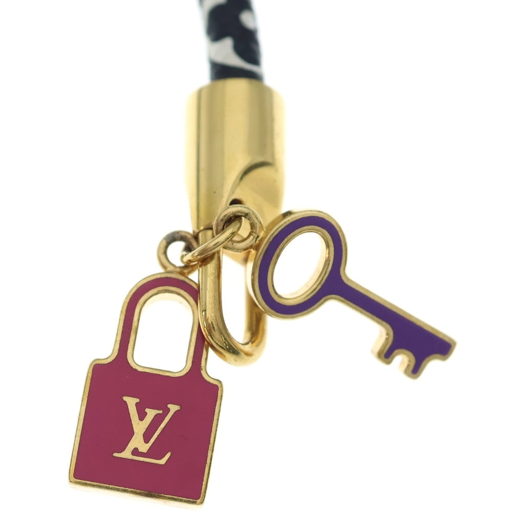 LOUIS VUITTON(ルイヴィトン) モノグラム マルチカラー ブラスレ・ラックイット ブレスレット バングル M6603F ブラック/ゴールド/マルチカラー レディース
