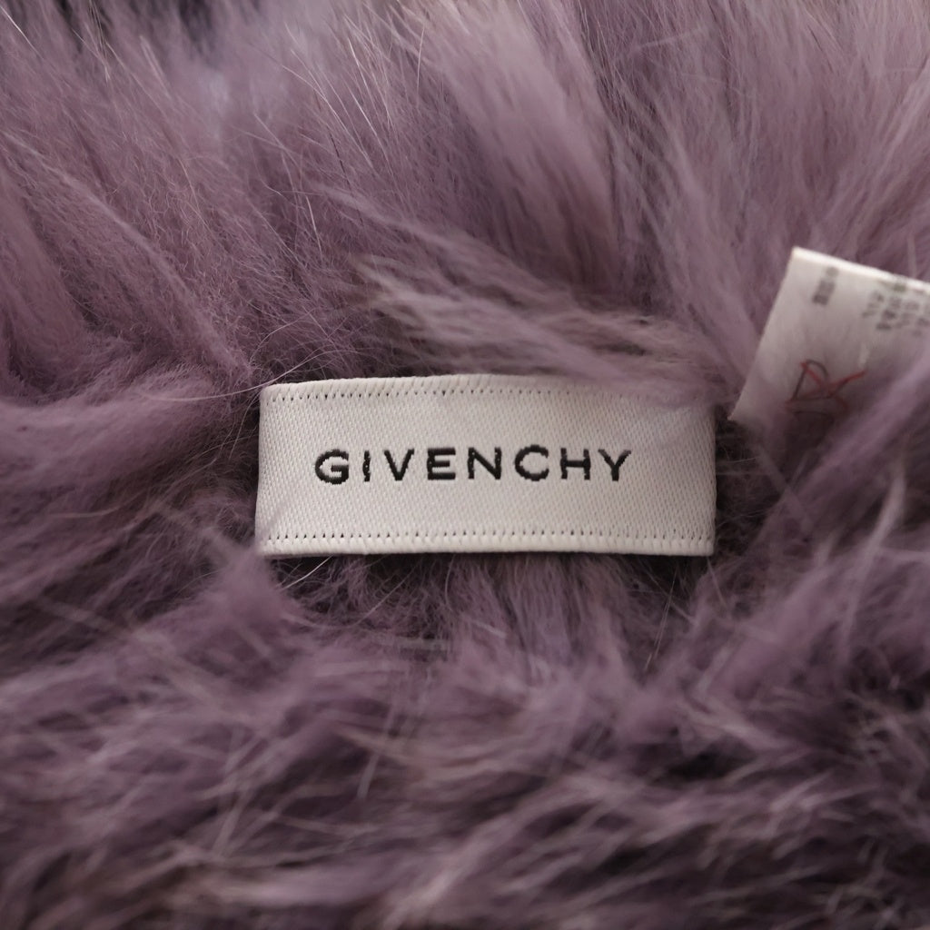 GIVENCHY(ジバンシィ) ファーマフラー パープル レディース