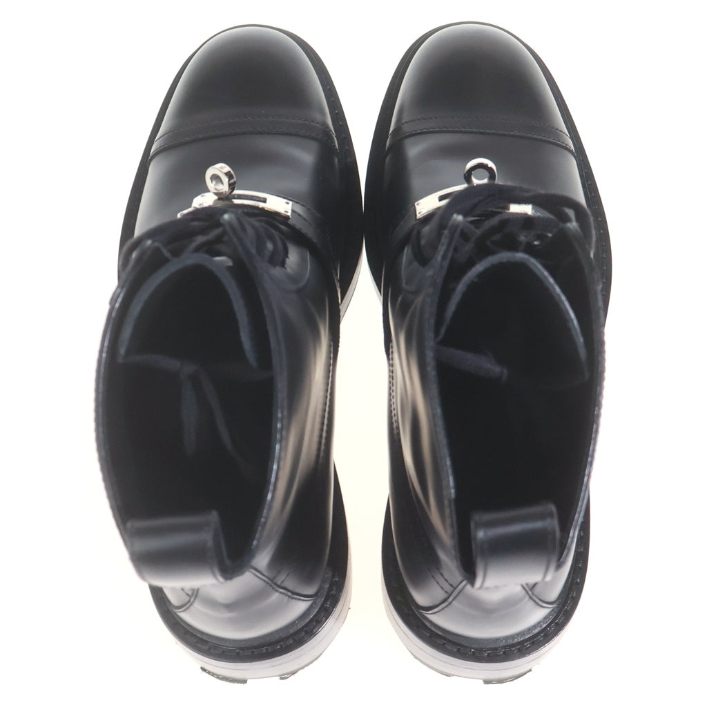 HERMES(エルメス) ファンク レザーブーツ ブラック #37.5 レディース