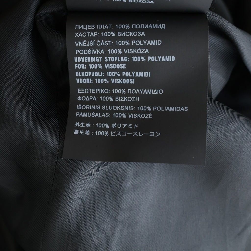 PRADA(プラダ) 21SS フーテッド ロングコートジップアップ ポリアミド ネイビー 291951 レディース