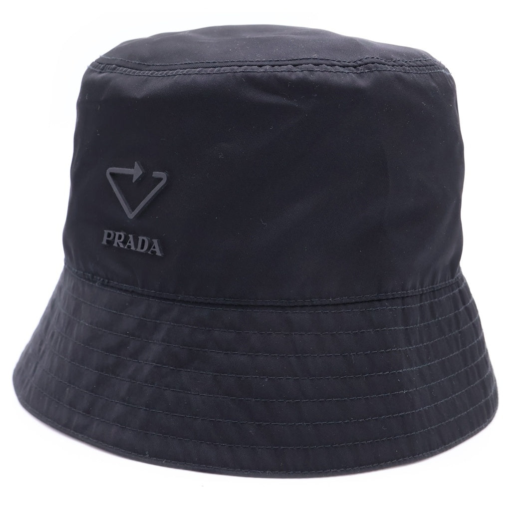PRADA(プラダ) Re-Nylon リナイロン バケットハット 帽子 ブラック 2HC137 2DRT レディース