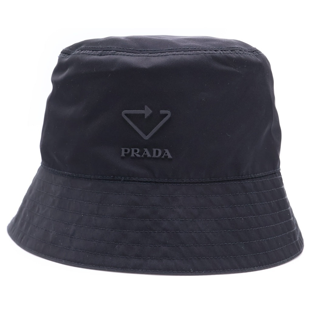 PRADA(プラダ) Re-Nylon リナイロン バケットハット 帽子 ブラック 2HC137 2DRT レディース