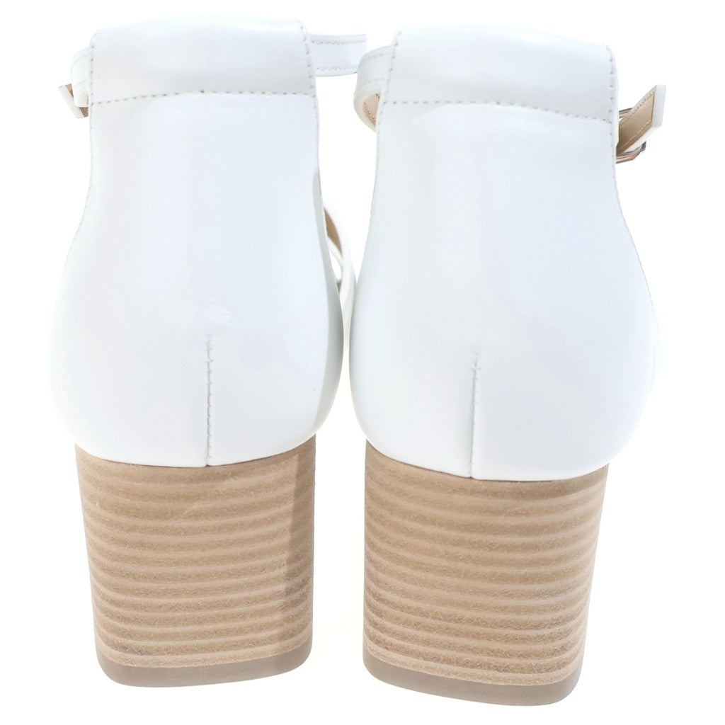 HERMES(エルメス) Encens 50 Sandal アンサン Hロゴ ストラップサンダル ウェッジソール レザー ホワイト DN5221119Z2507 レディース