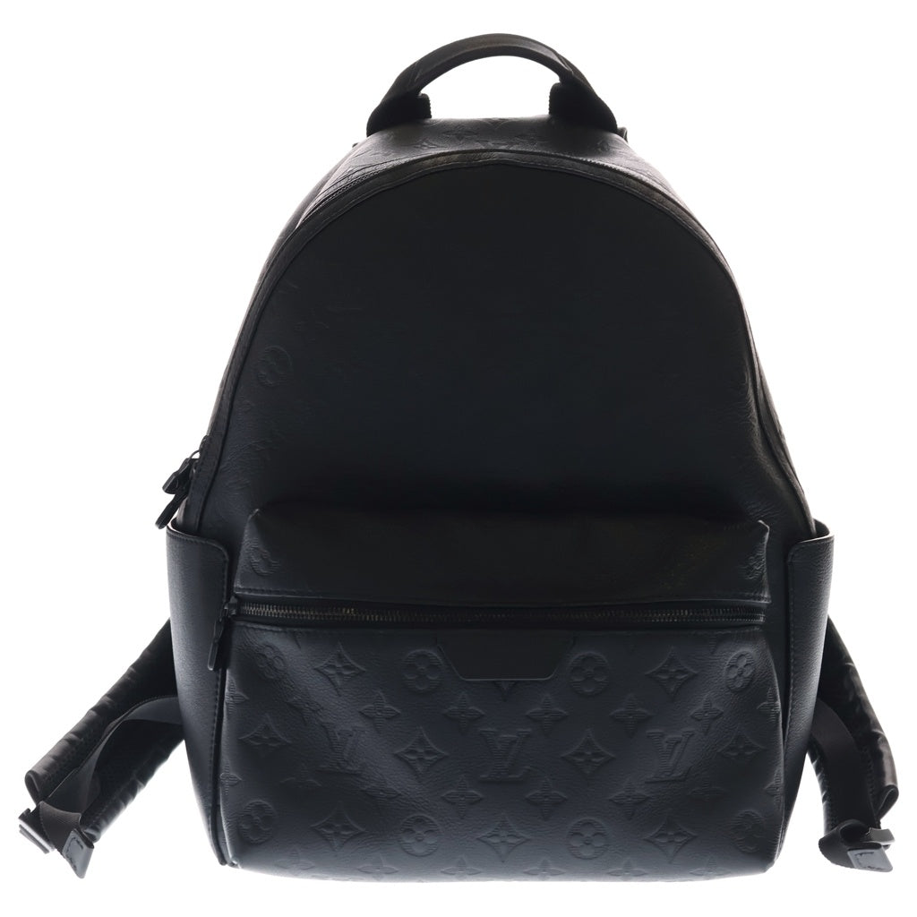 LOUIS VUITTON(ルイヴィトン) モノグラムシャドウ ディスカバリー バックパック リュック ブラック レザー M46553 RFID レディース