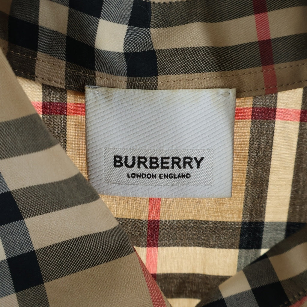 BURBERRY(バーバリー) ヴィンテージチェック柄長袖シャツ ベージュ 8038521