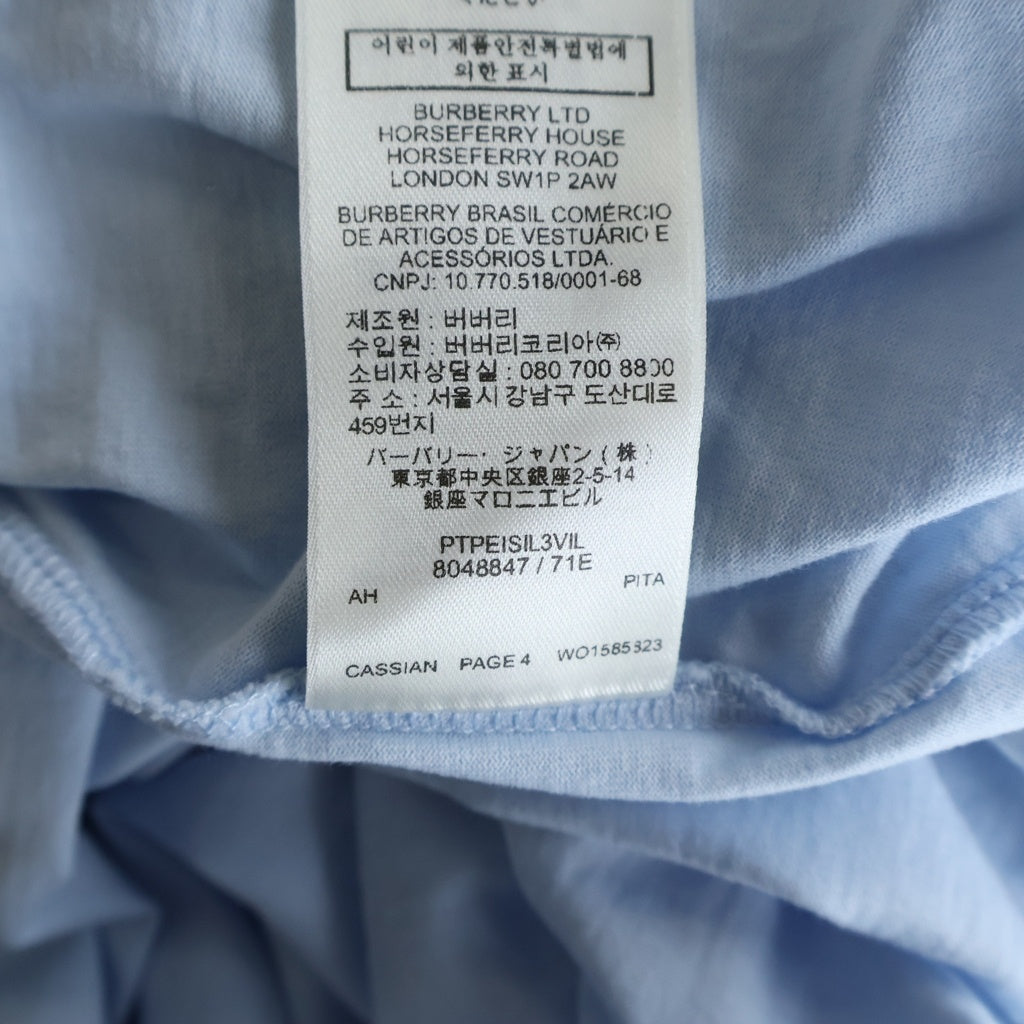 BURBERRY(バーバリー) バックプリントTシャツ ライトブルー #XXS