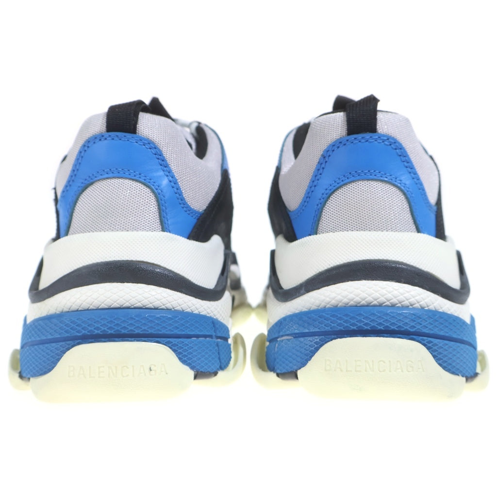 BALENCIAGA(バレンシアガ) トリプルS ローカットスニーカー ブラック×ホワイト×ブルー #26.5