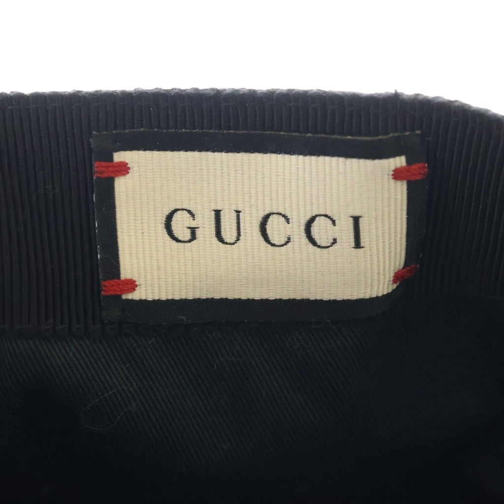GUCCI(グッチ) ベースボールキャップ 帽子 ブラック
