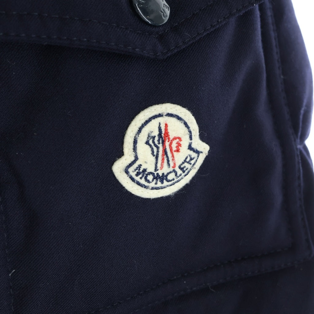 MONCLER(モンクレール) Montgenevre モンジュネーブル ウール ダウンジャケット フード付き ネイビー D20914033805 54272 レディース
