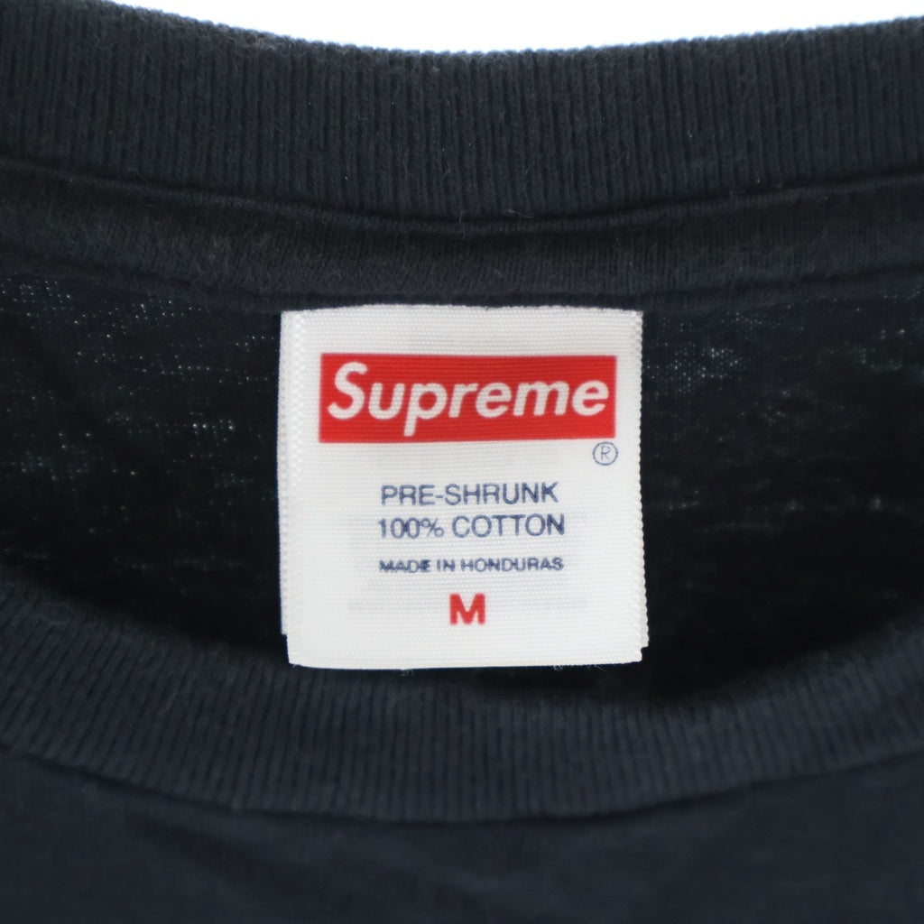 SUPREME(シュプリーム) 24AW Satan Tee サタン ロゴプリント 半袖Tシャツ カットソー ブラック