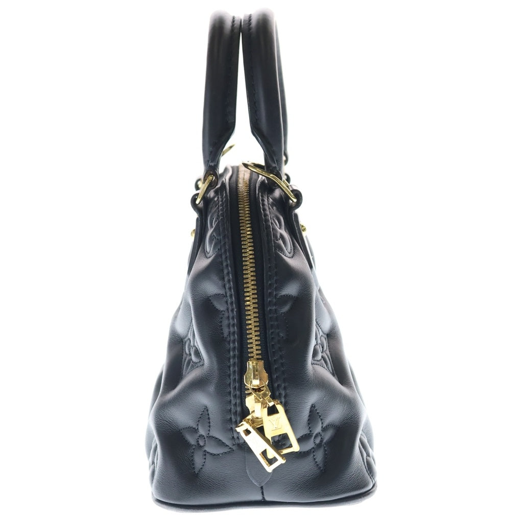 LOUIS VUITTON(ルイヴィトン) アルマ ソフトBB バブルグラム モノグラム レザー 2WAY ハンド ショルダーバッグ ゴールド金具 ブラック M59793 レディース