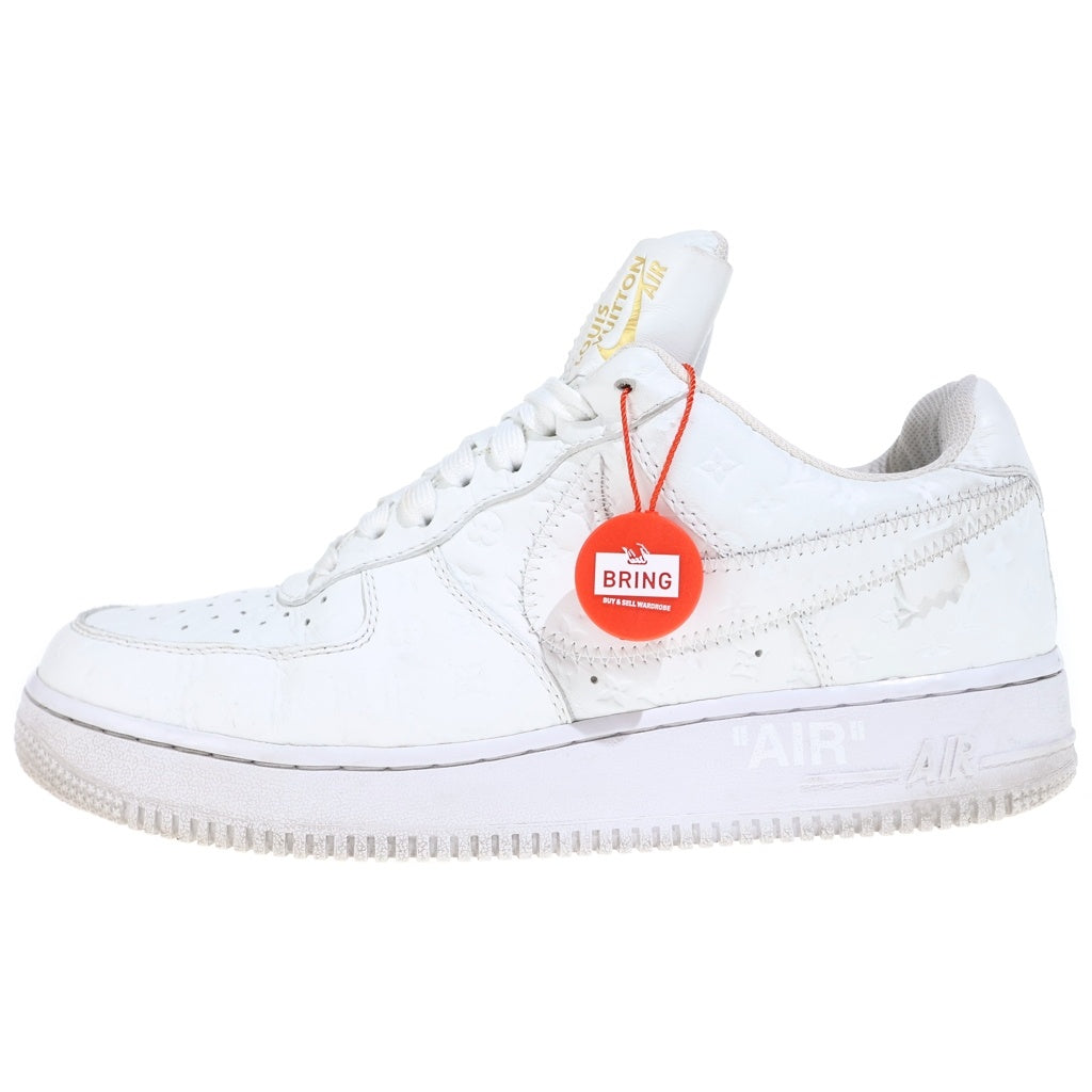LOUIS VUITTON(ルイヴィトン) ×NIKE AIR FORCE 1 LOW BY VIRGIL ABLOH ナイキ エアフォース1 ヴァージル アブロー ローカットスニーカー ホワイト