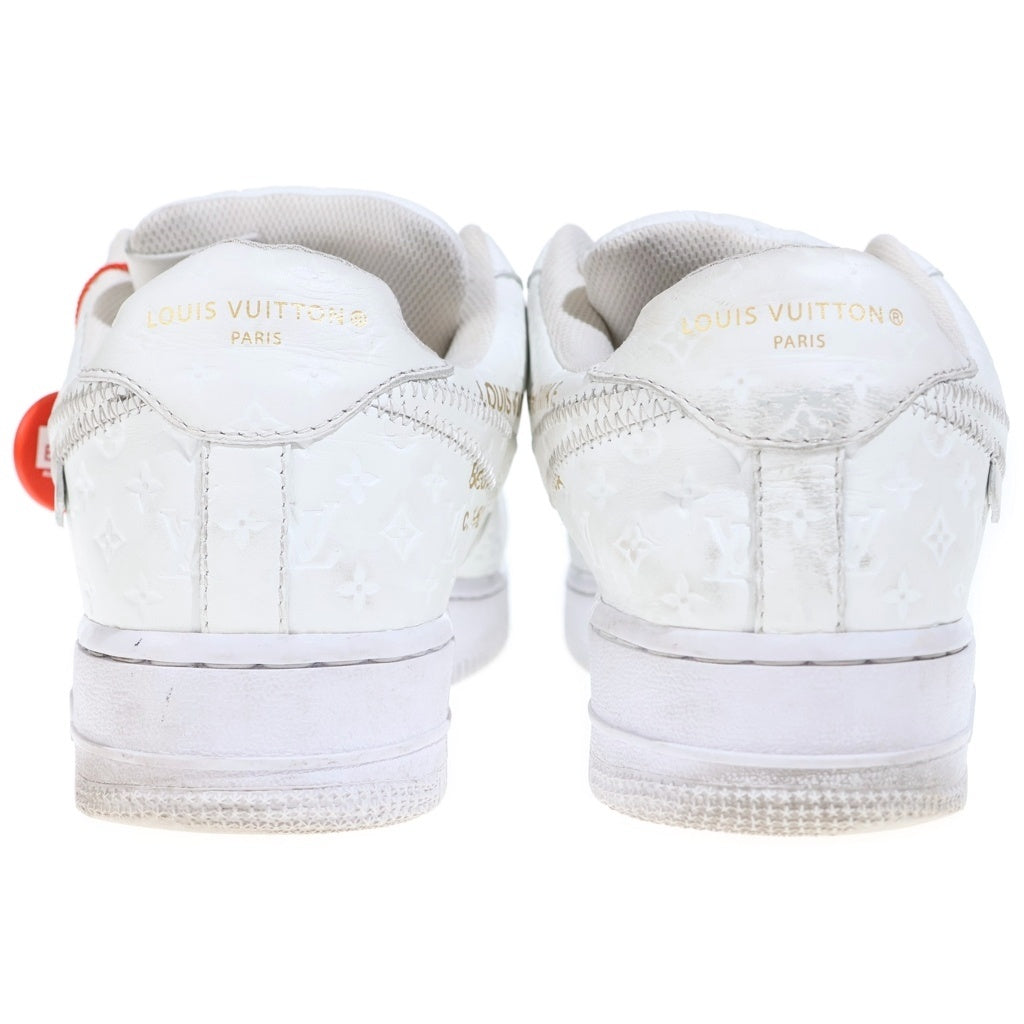 LOUIS VUITTON(ルイヴィトン) ×NIKE AIR FORCE 1 LOW BY VIRGIL ABLOH ナイキ エアフォース1 ヴァージル アブロー ローカットスニーカー ホワイト