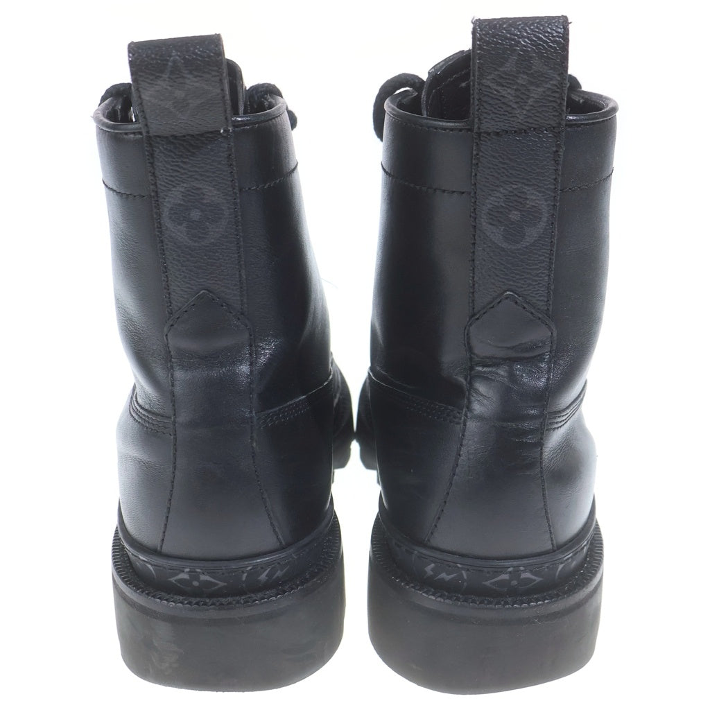 LOUIS VUITTON(ルイヴィトン) Ancle Combat Boots アンクルコンバットブーツ ロングブーツ レザー モノグラム ブラックBM0137