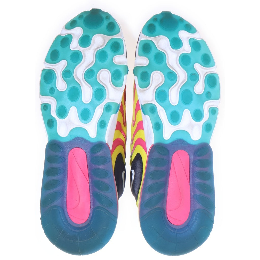 NIKE(ナイキ) AIR MAX 270 REACT ENG エアマックス リアクト ローカットスニーカー イエロー/ブルー US8/26cm CD0113-400