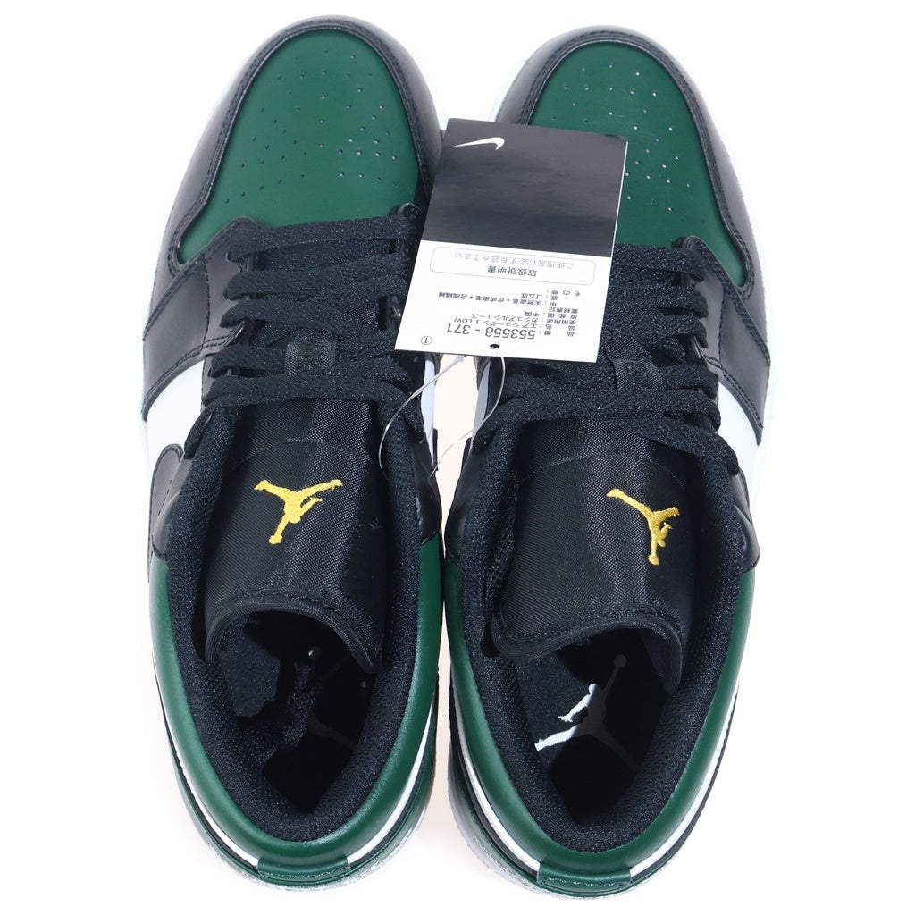 NIKE(ナイキ) AIR JORDAN 1 LOW GREEN TOE エアジョーダン 1 ローカットスニーカー グリーン/ブラック US8/26cm 553558-371