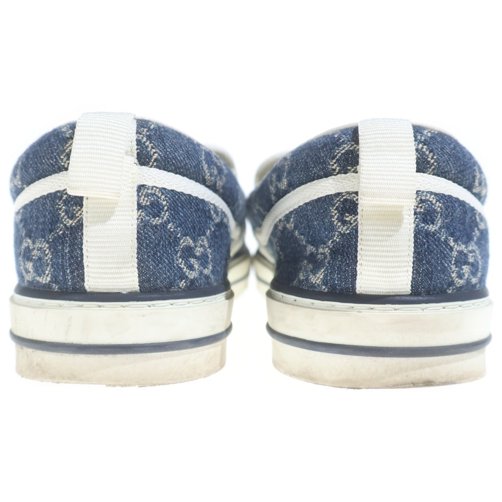 GUCCI(グッチ) テニス 1977 デニム ローカットシューズ スリッポン インディゴ