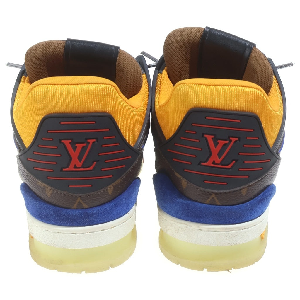 LOUIS VUITTON(ルイヴィトン) LVトレイナーライン モノグラム PVCレザー ハイカットスニーカー ブラウン GO0260