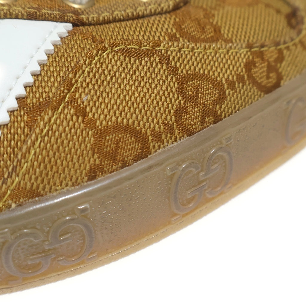 adidas(アディダス) ×GUCCI GAZELLE グッチ ガゼル GGキャンバス ローカットスニーカー ブラウン US10.5/28.5cm HQ8850