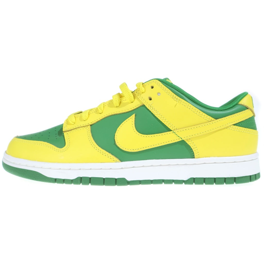 NIKE(ナイキ) DUNK LOW REVERSE BRAZIL DV0833-300 ダンク リバース ブラジル ローカットスニーカー グリーン/イエロー #US10/29cm