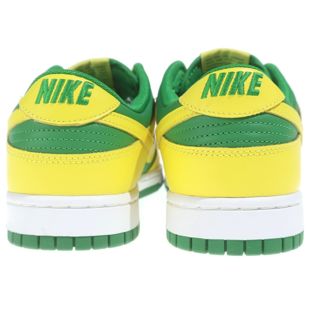 NIKE(ナイキ) DUNK LOW REVERSE BRAZIL DV0833-300 ダンク リバース ブラジル ローカットスニーカー グリーン/イエロー #US10/29cm