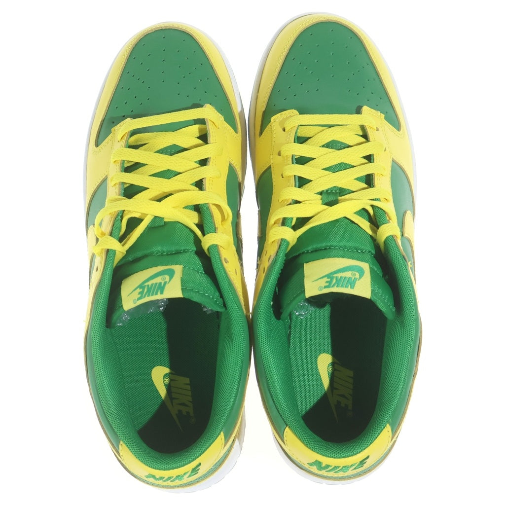 NIKE(ナイキ) DUNK LOW REVERSE BRAZIL DV0833-300 ダンク リバース ブラジル ローカットスニーカー グリーン/イエロー #US10/29cm
