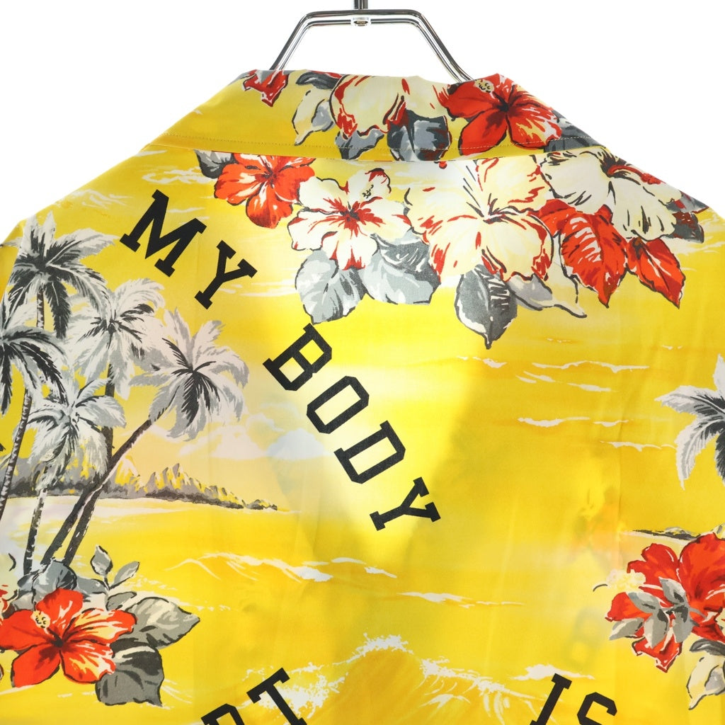 GUCCI(グッチ) Printed Cotton Poplin Bowling Shirt コットン
