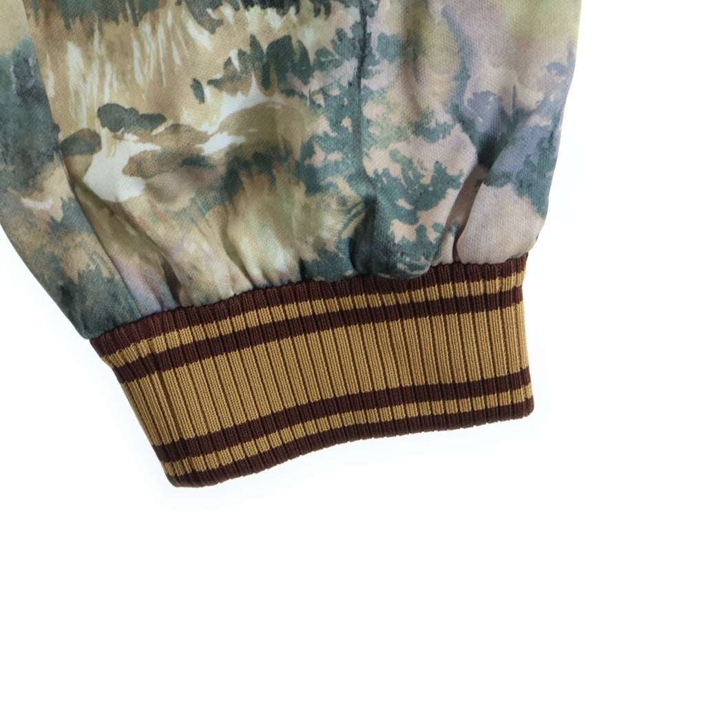 GUCCI(グッチ) ×THE NORTH FACE ノースフェイス フォレストプリント ジョガーパンツ トラックパンツ ベージュ #L 671446