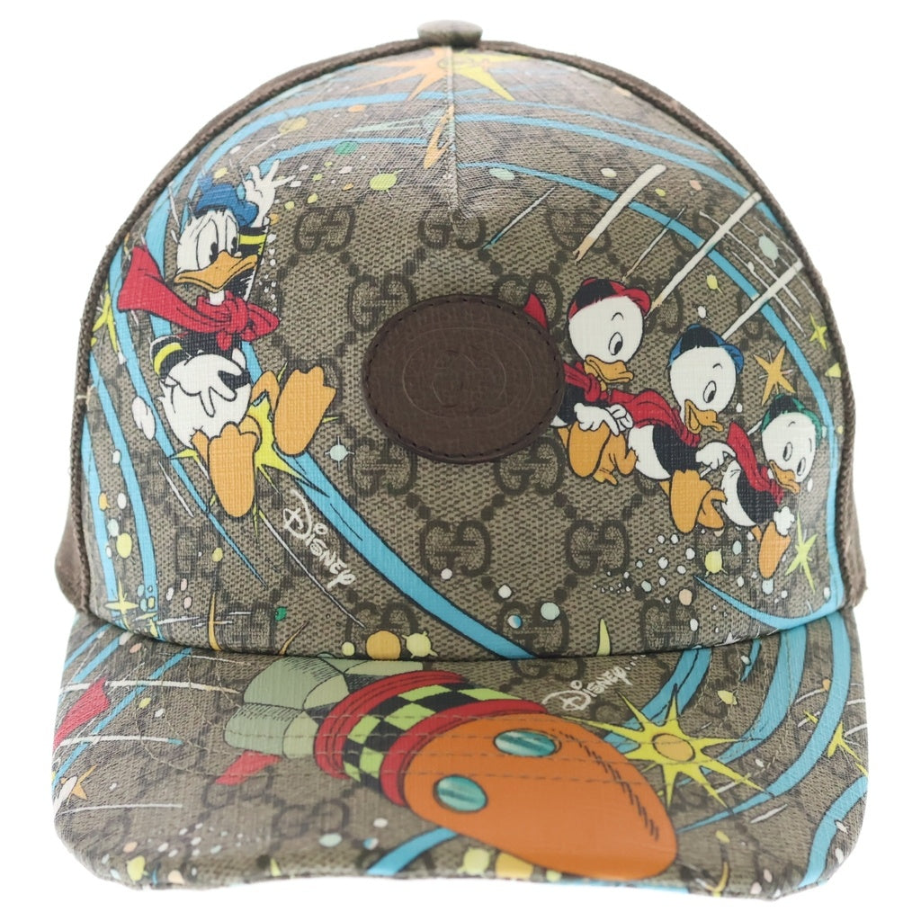 GUCCI(グッチ) グッチ×ディズニー GGスプリーム キャップ ベージュ #XL 648843