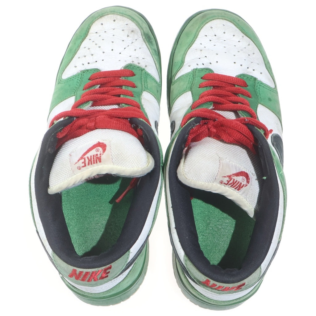 NIKE(ナイキ) DUNK LOW PRO HEINEKEN 304292-302 ダンク ローカットスニーカー グリーン×レッド #27.5