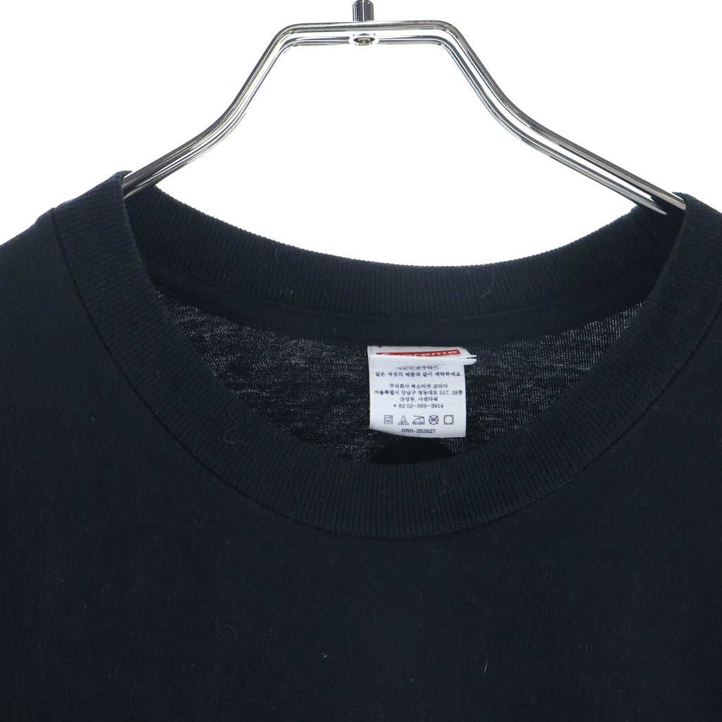 SUPREME(シュプリーム) SpongeBob SquarePants Castelli Racing L/S Tee スポンジボブ カステリ レーシング ロングスリーブ 長袖Tシャツ カットソー ブラック