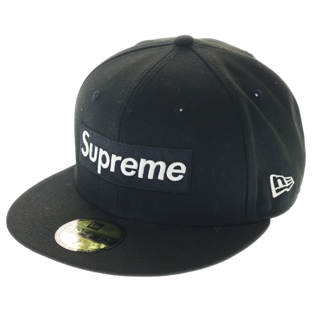SUPREME(シュプリーム) ×New Era ニューエラ ボックスロゴ ベースボールキャップ 帽子 ブラック G2702012021