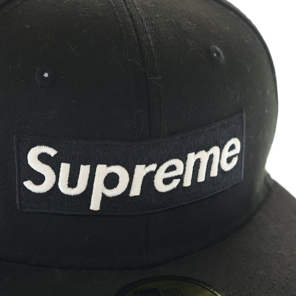 SUPREME(シュプリーム) ×New Era ニューエラ ボックスロゴ ベースボールキャップ 帽子 ブラック G2702012021
