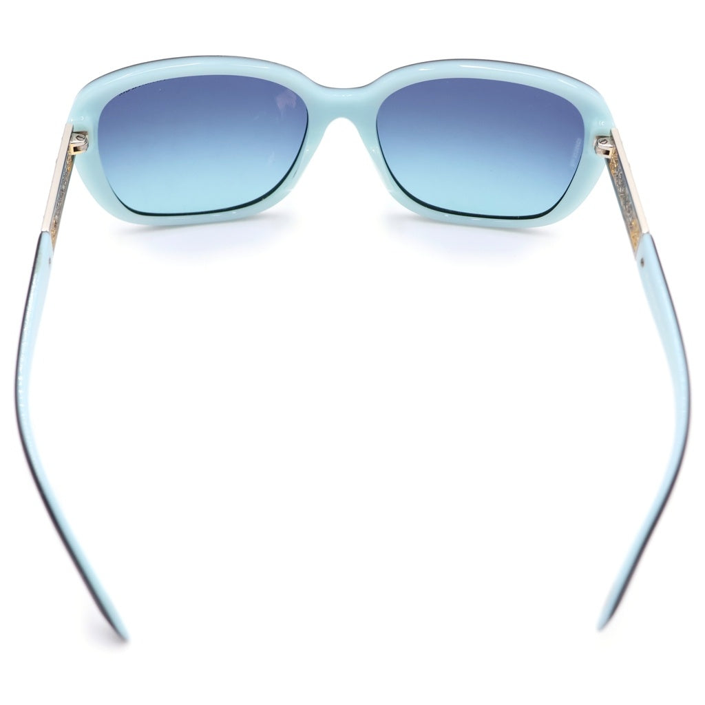 TIFFANY & Co.(ティファニー) ラインストーン ビジュー カラーサングラス メガネ 4120-B-F ブルー/ブラック レディース