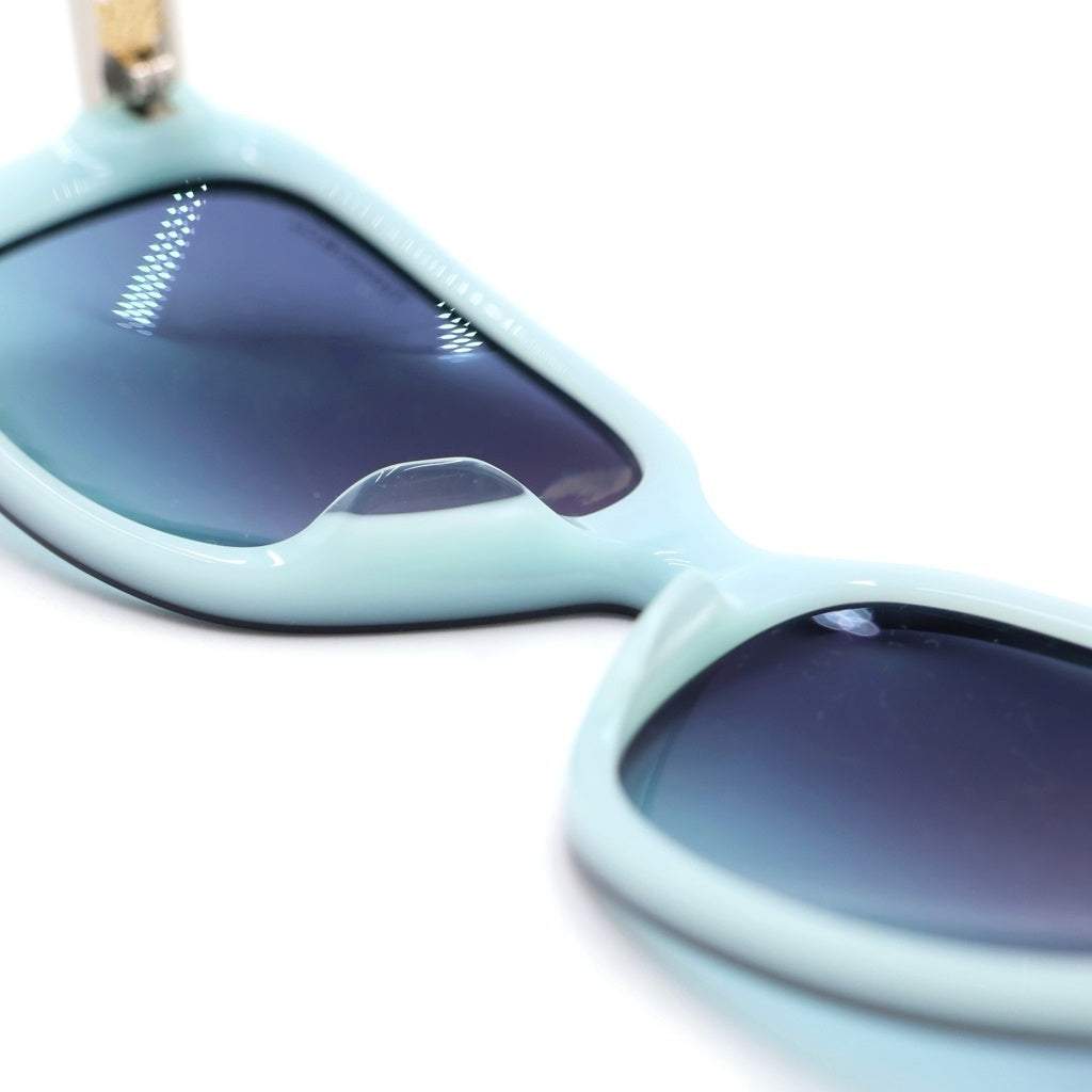 TIFFANY & Co.(ティファニー) ラインストーン ビジュー カラーサングラス メガネ 4120-B-F ブルー/ブラック レディース