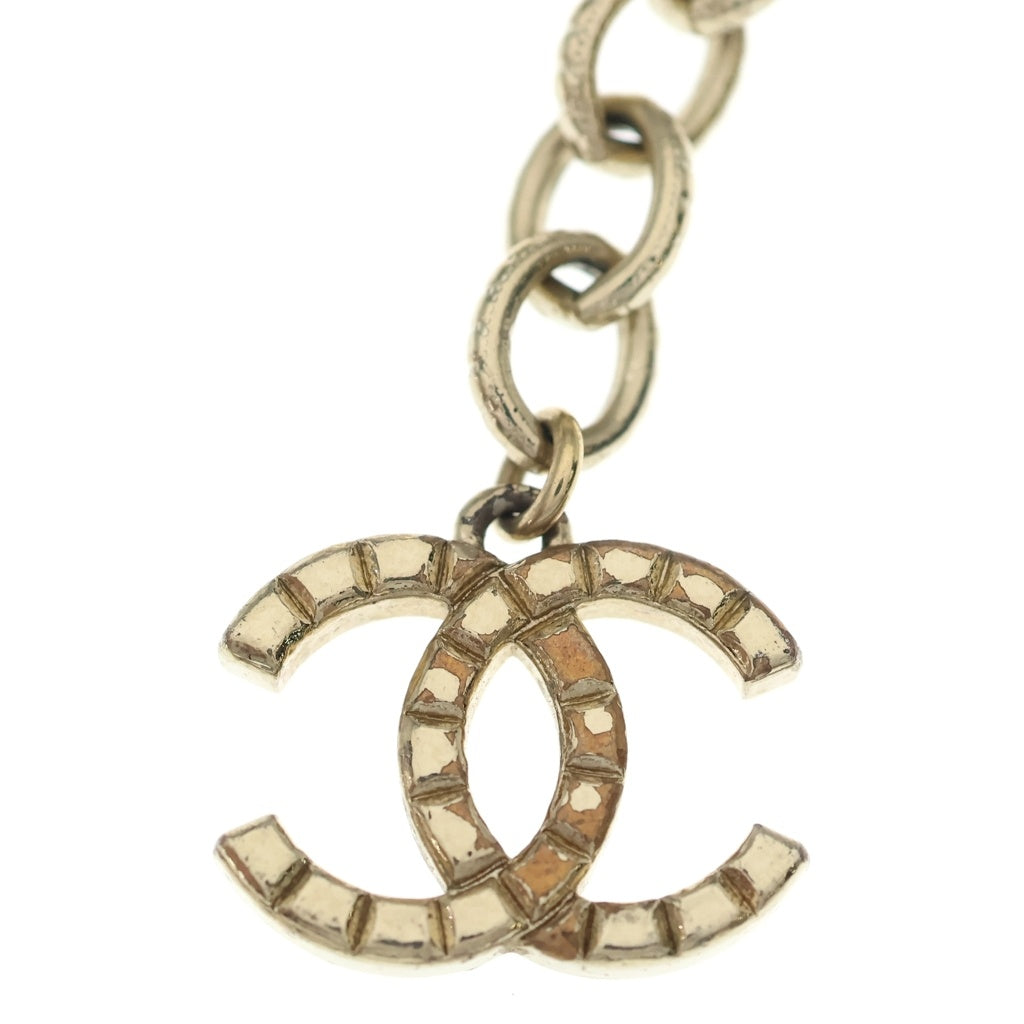 CHANEL(シャネル) ココマーク ロゴ ラインストーン ファレルコラボ GP ブレスレット A17C ゴールド