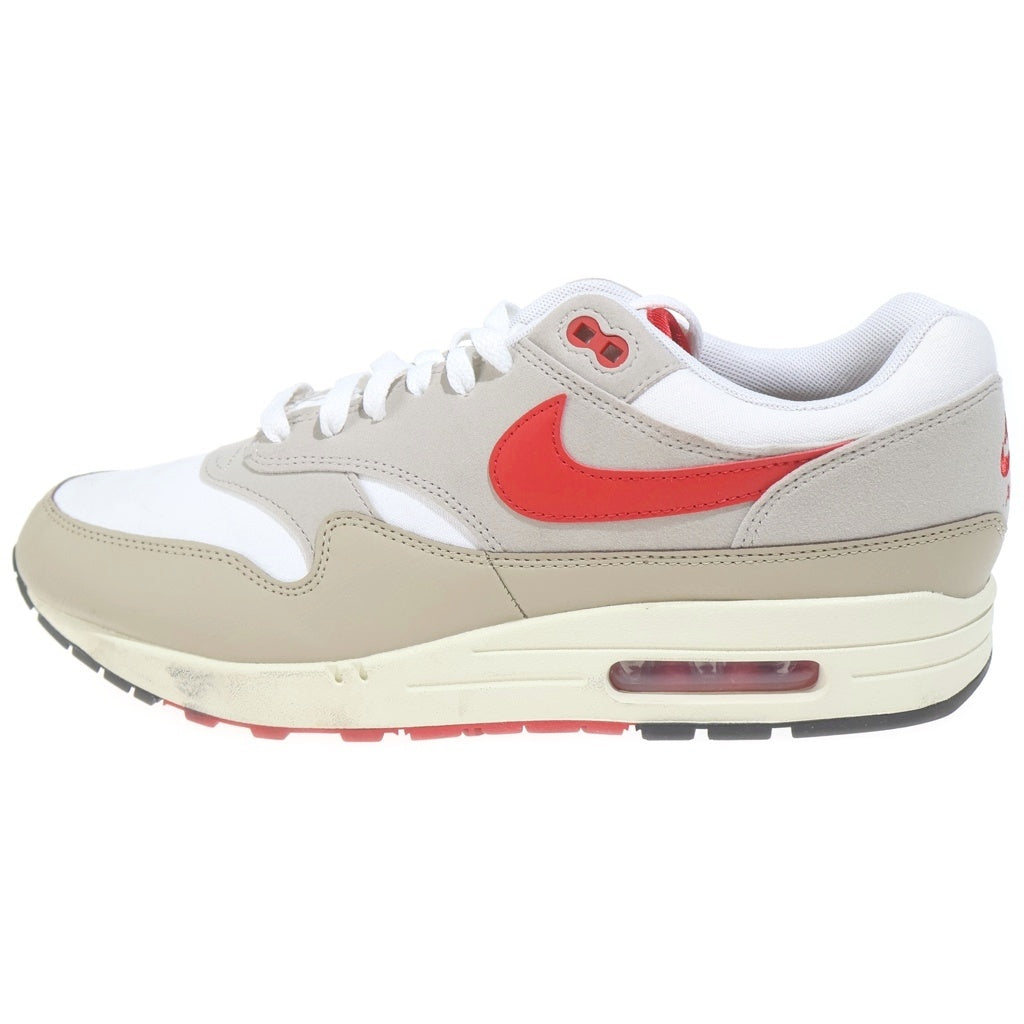 NIKE(ナイキ) エアマックス1 ローカットスニーカー ベージュ×レッド #29 HF4312-100