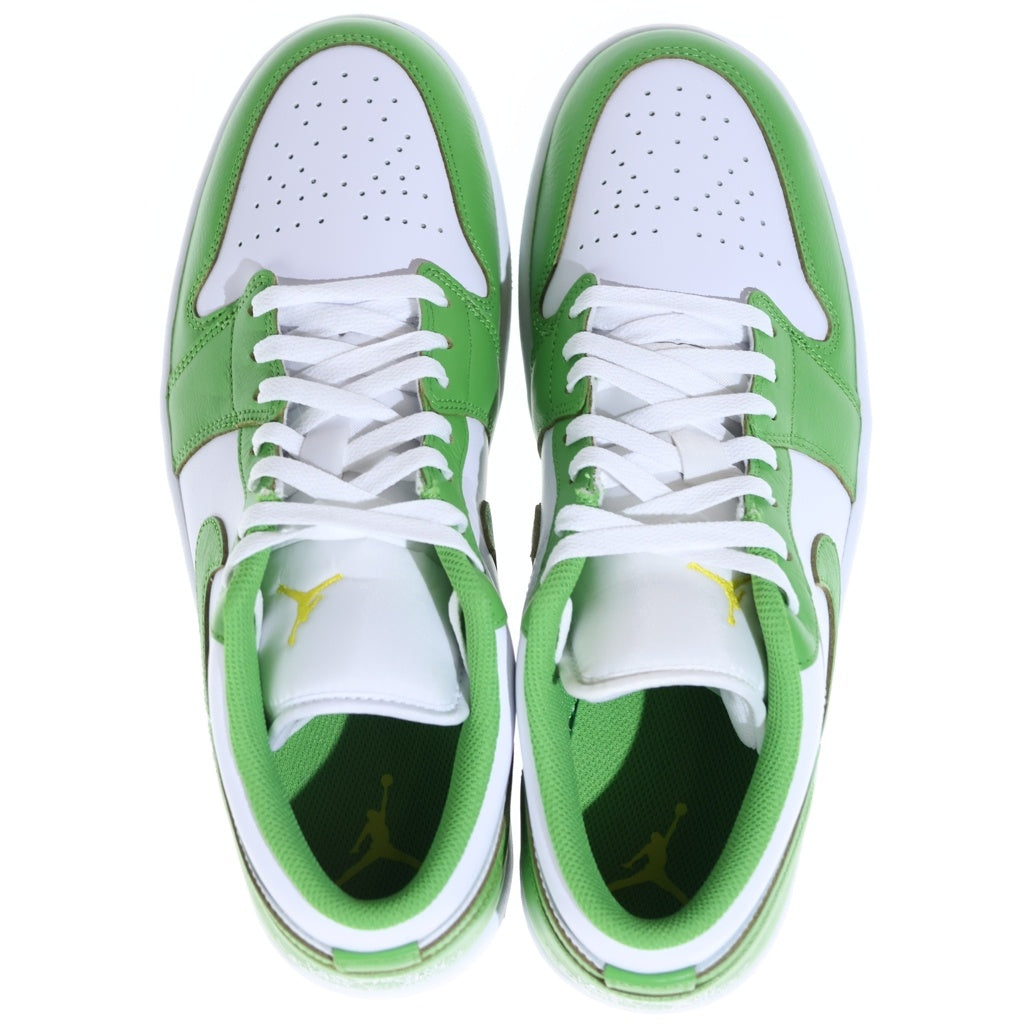NIKE(ナイキ) AIR JORDAN 1 LOW エアジョーダンワン ローカットスニーカー シューズ US12/30cm ホワイト/グリーン