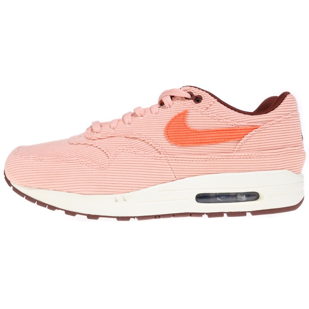NIKE(ナイキ) AIR MAX 1 PRM エアマックス ローカットスニーカー シューズ コーデュロイ ピンク FB8915-600