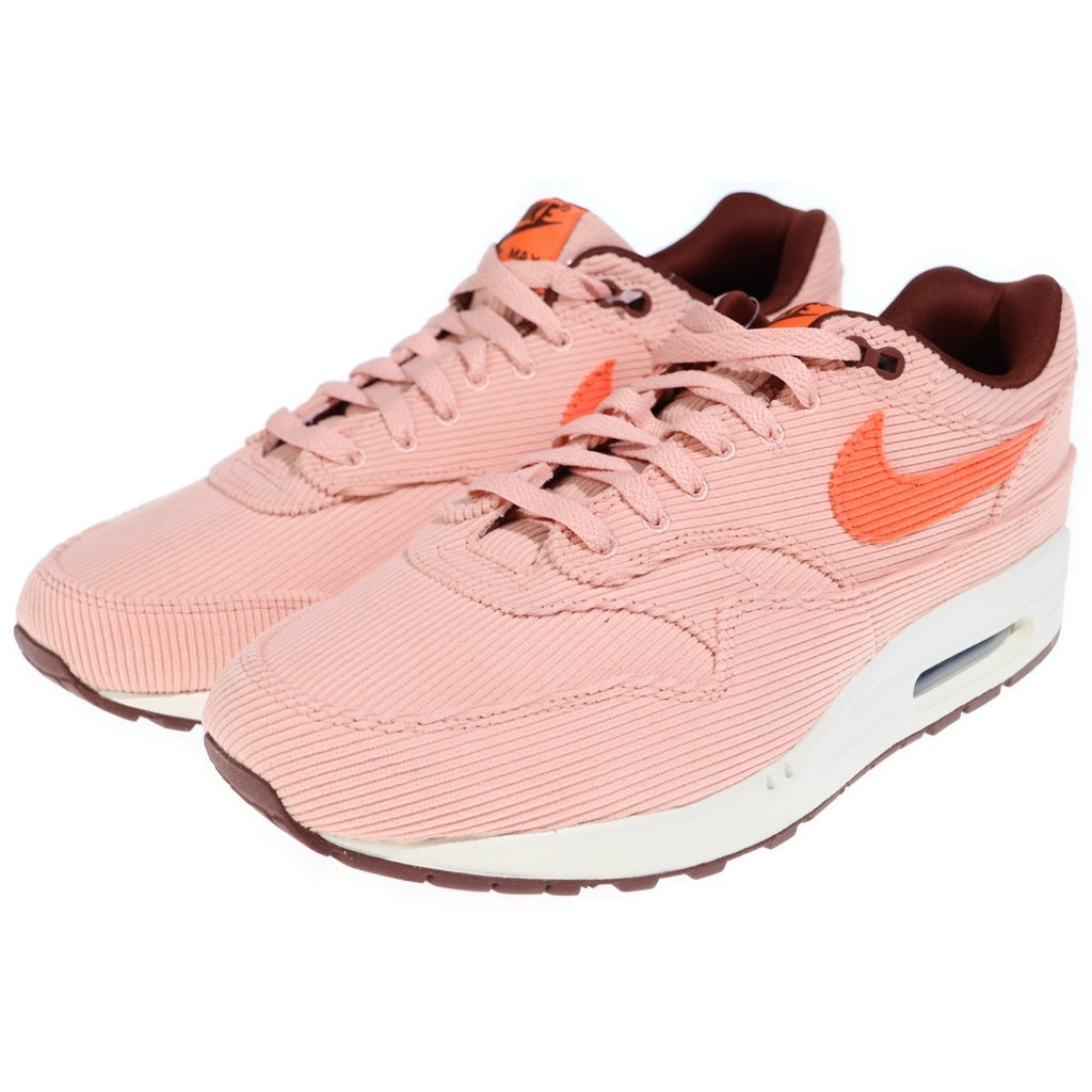 NIKE(ナイキ) AIR MAX 1 PRM エアマックス ローカットスニーカー シューズ コーデュロイ ピンク FB8915-600